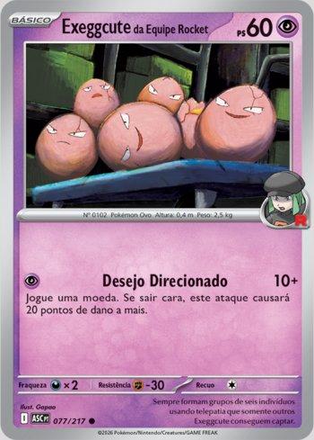 Exeggcute da Equipe Rocket (077/217)